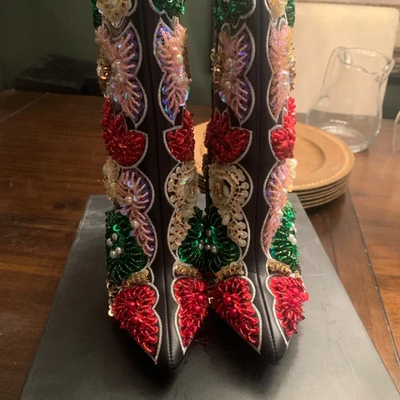 Azalea Wang Embellished Steiletto Boot - Picture 3 of 6